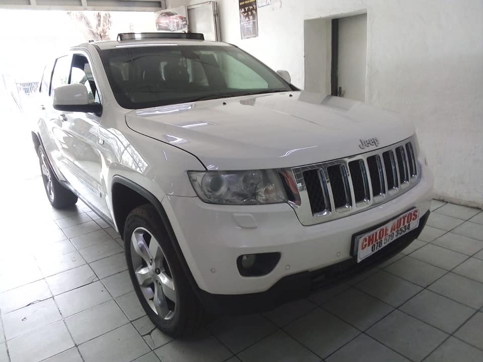 2012 Jeep grand Cherokee 3.0LCRD 4x4 AUTO white color Sunroof Reverse Camera PDC Sensors Leather s