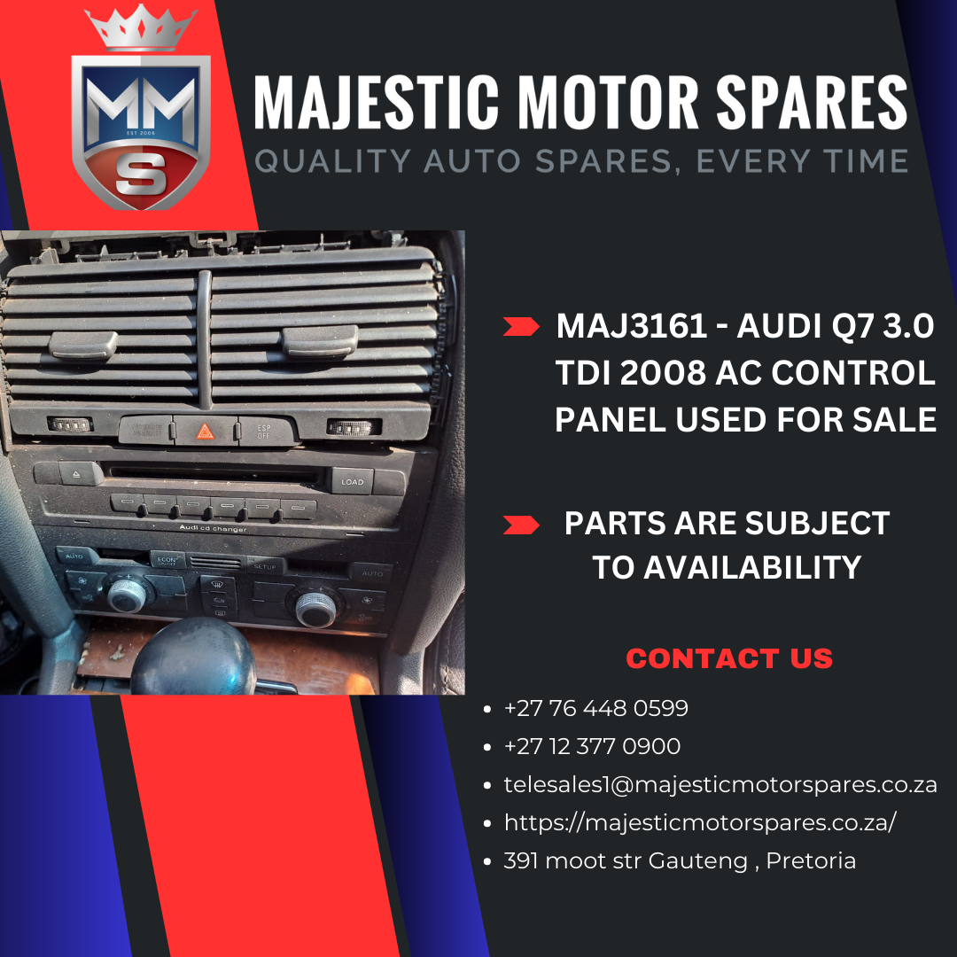 2008 Audi Q7 3.0 TDI AC control panel used for sale - Private Seller