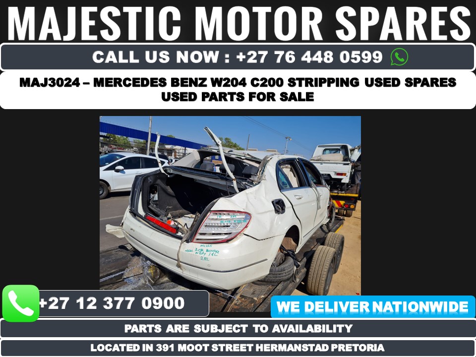 Benz C200 W204 second hand parts for sale - Private Seller Benz C200 W204 second hand parts for sale - Private Seller