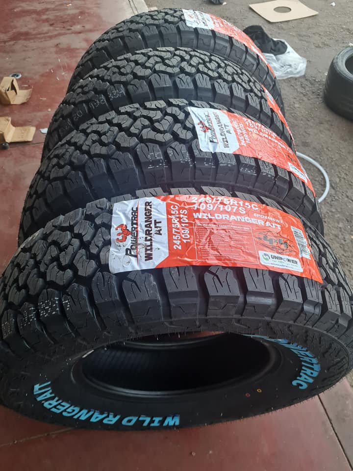 4x245/75/15 powertrac Brand new tyres fitted and balanced