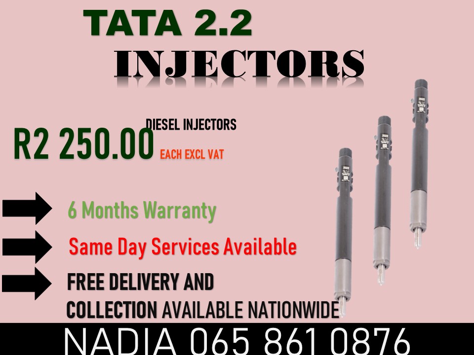TATA 2.2 DIESEL INJECTORS FOR SALE OR TO RECON - Private Seller TATA 2.2 DIESEL INJECTORS FOR SALE OR TO RECON - Private Seller