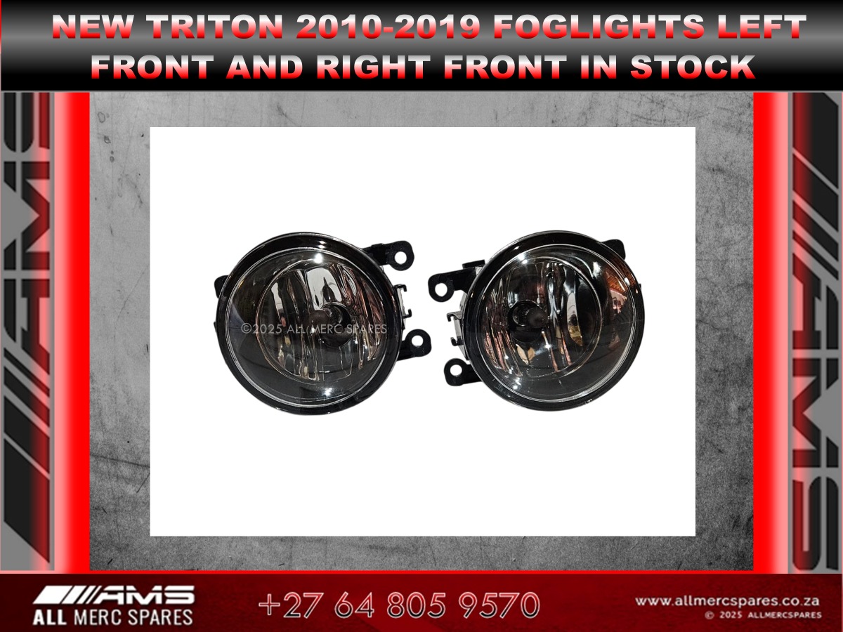 NEW MITSUBISHI TRITON FOG LIGHTS (2010–2019) IN STOCK