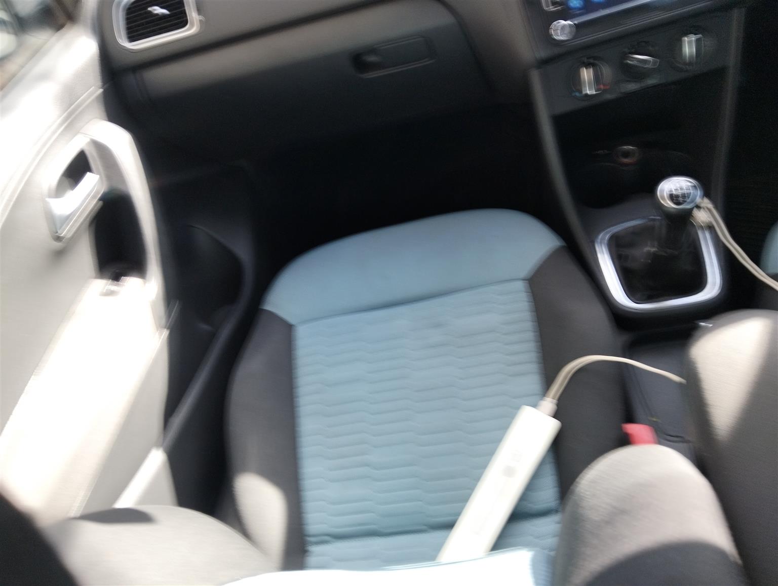 White VW polo in a best condition