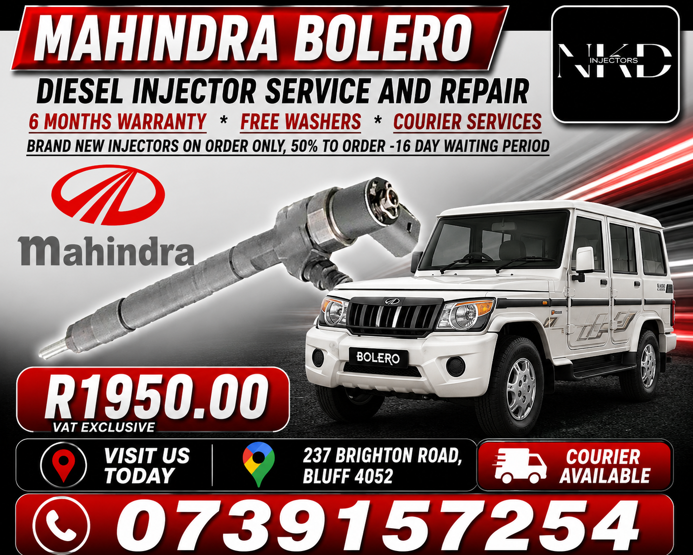 Mahindra_Bolero_Diesel_Injectors_On_Recondition - Private Seller Mahindra_Bolero_Diesel_Injectors_On_Recondition - Private Seller