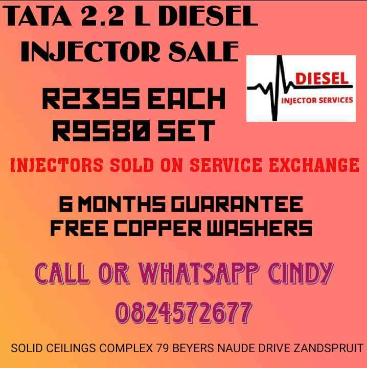 TATA 2.2L DIESEL INJECTORS - Private Seller TATA 2.2L DIESEL INJECTORS - Private Seller