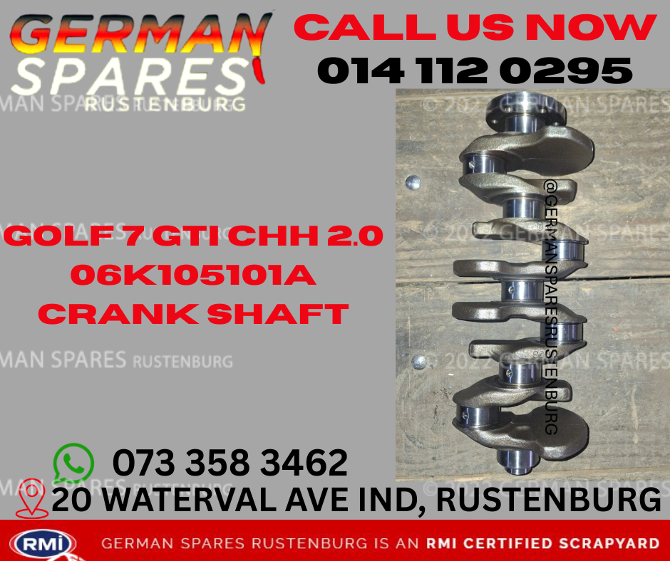 GOLF 7 GTI CHH 2.0 06K105101A crank shaft FOR SALE - Private Seller GOLF 7 GTI CHH 2.0 06K105101A crank shaft FOR SALE - Private Seller