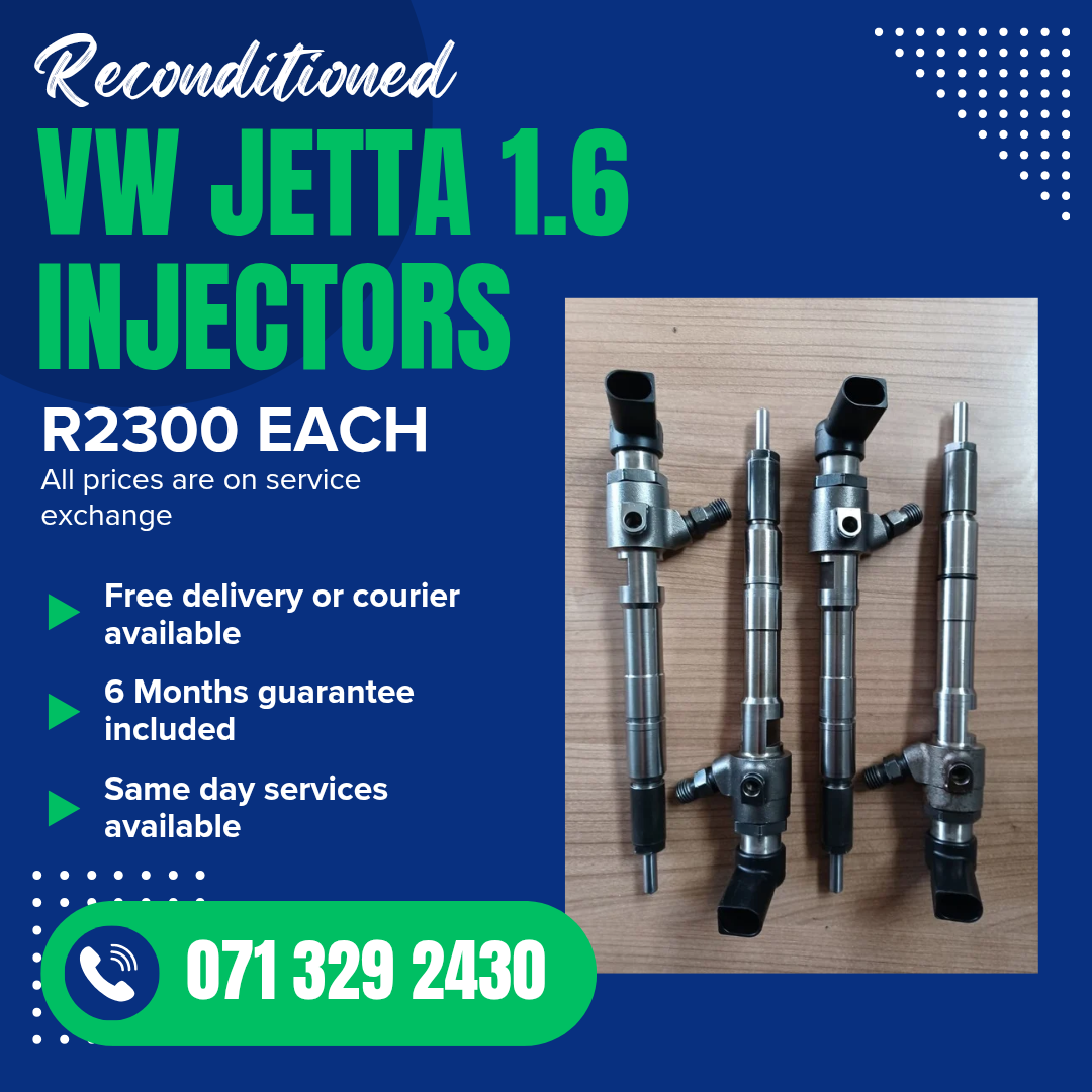 VW JETTA 1.6 DIESEL INJECTORS FOR SALE WITH WARRANTY - Private Seller VW JETTA 1.6 DIESEL INJECTORS FOR SALE WITH WARRANTY - Private Seller