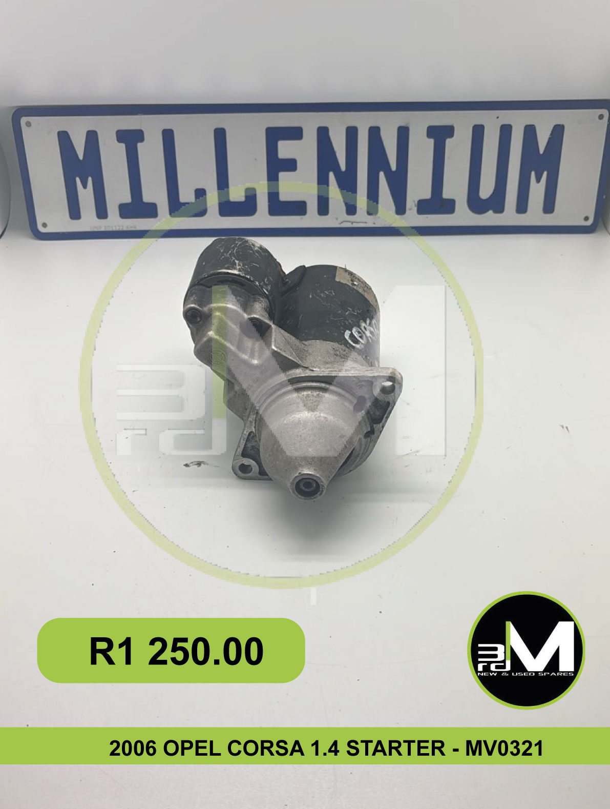 2006 OPEL CORSA 1.4 STARTER MOTOR - MV0321 - Private Seller 2006 OPEL CORSA 1.4 STARTER MOTOR - MV0321 - Private Seller
