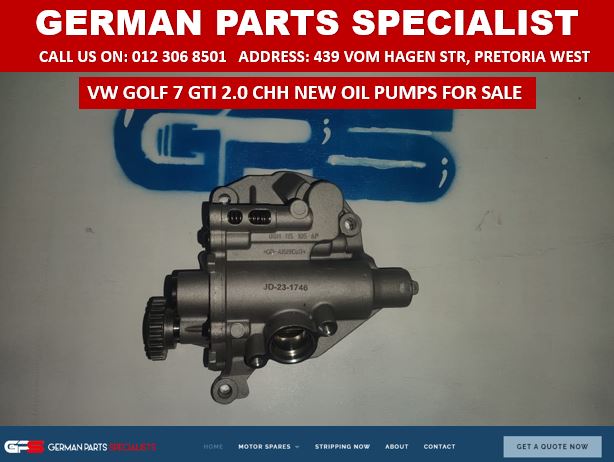VW GOLF 7 GTI 2.0 CHH BRAND NEW OIL PUMPS FOR SALE - Private Seller VW GOLF 7 GTI 2.0 CHH BRAND NEW OIL PUMPS FOR SALE - Private Seller