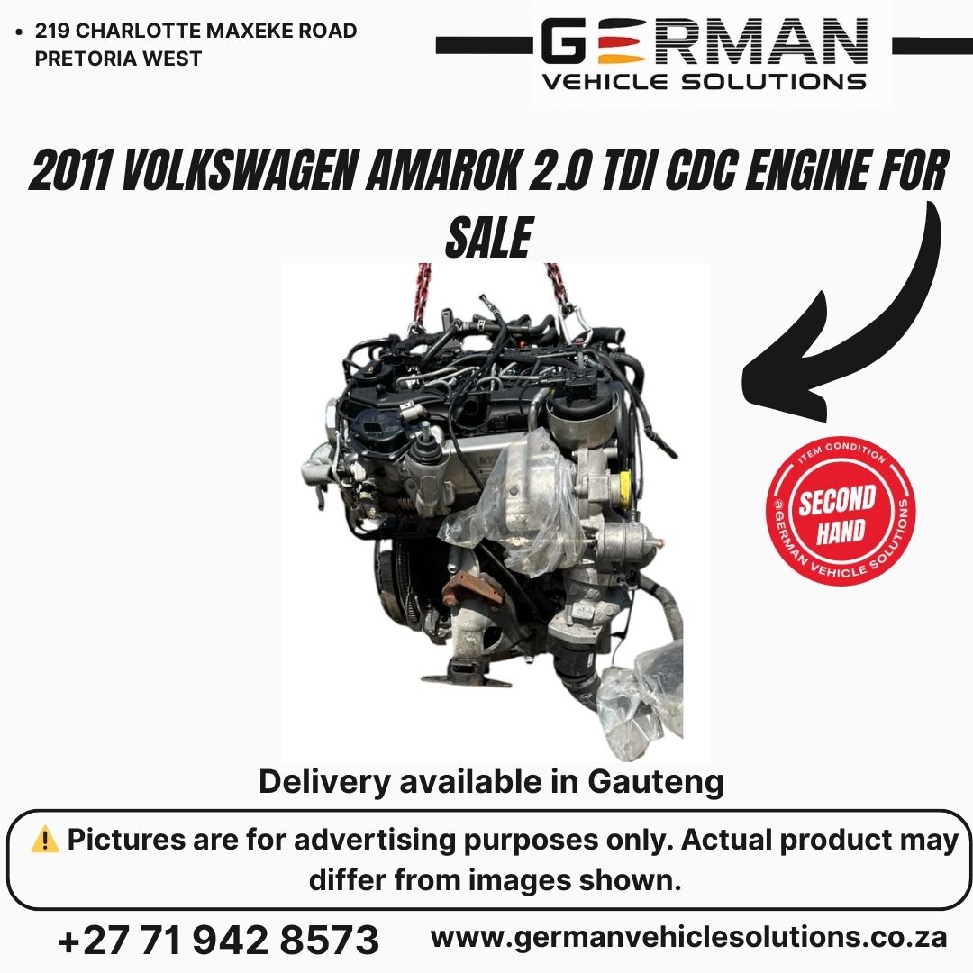 2011 Volkswagen Amarok 2.0 tdi CDC engine for sale complete - Private Seller