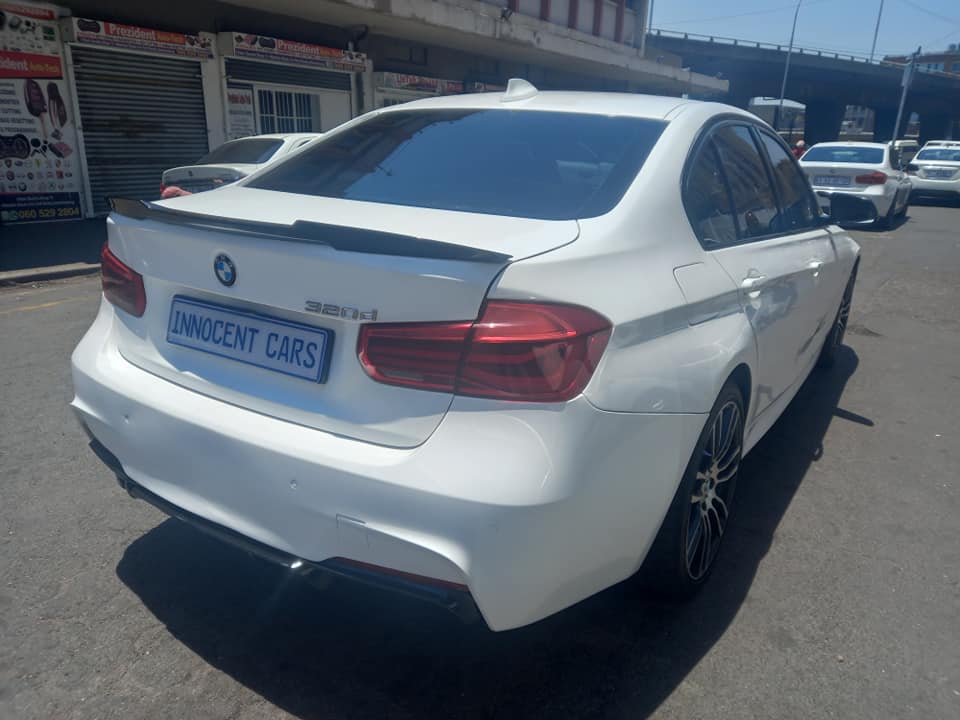 2016 BMW 320d DIESEL, AUTOMATIC TRANSMISSION, WHITE COLOUR, 95000KM, PRICE R230,000