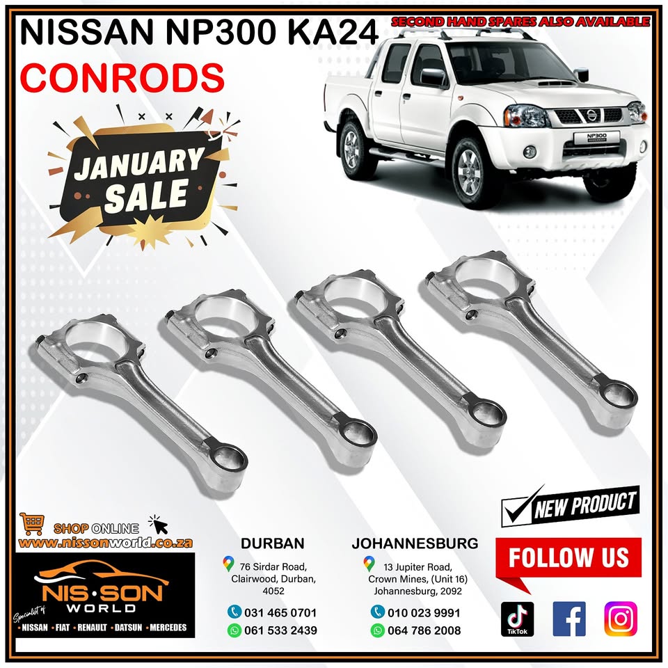 NISSAN NP300 KA24 CONRODS - Private Seller NISSAN NP300 KA24 CONRODS - Private Seller