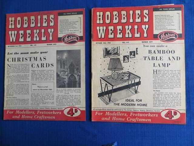 Vintage "Hobbies Weekly" books