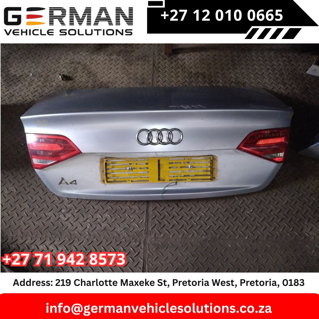 Audi A4 B8 Boot Lid – Used - Private Seller Audi A4 B8 Boot Lid – Used - Private Seller