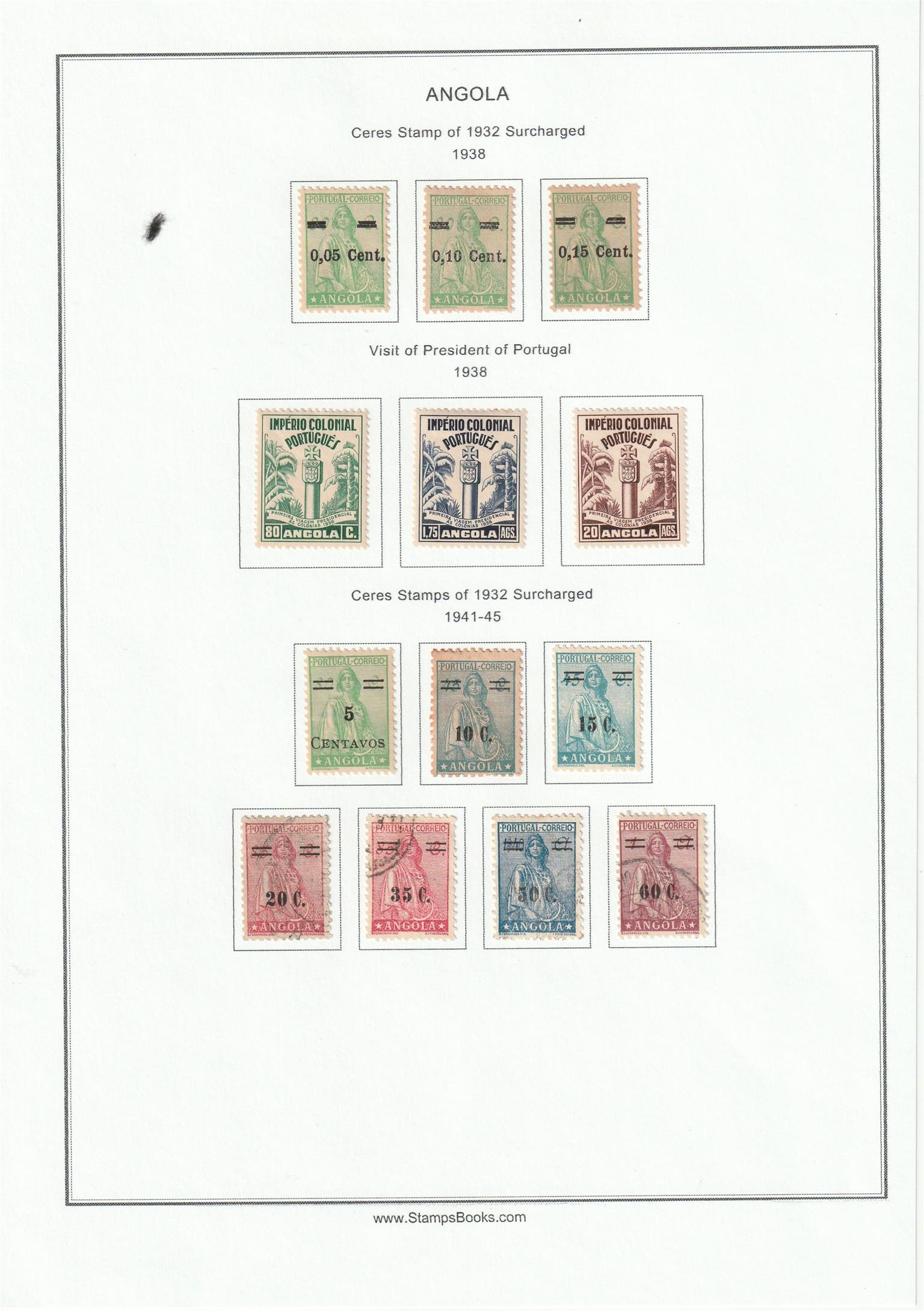 Angola Stamps 1870-2001 (Full Sets, Incomplete Sets, Duplicates, Minisheets)