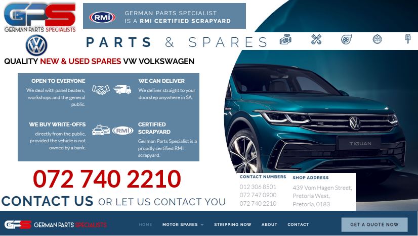 VW NEW AND USED SPARES AND PARTS FOR SALE - Private Seller VW NEW AND USED SPARES AND PARTS FOR SALE - Private Seller