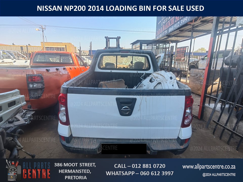 Nissan Np200 loading bin for sale used Nissan Np200 loading bin for sale used