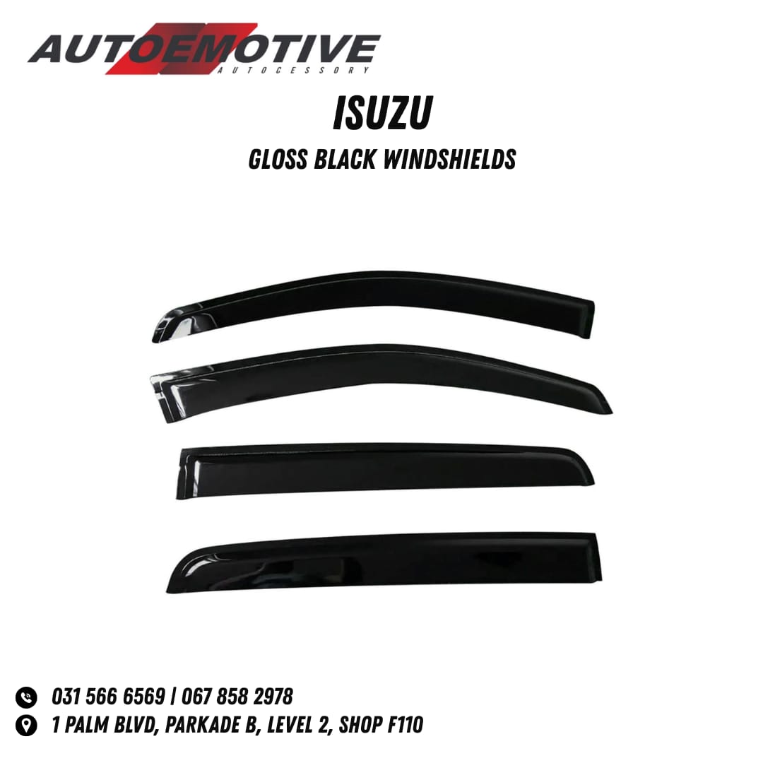 ISUZU GLOSS BLACK WINDSHIELDS - Private Seller ISUZU GLOSS BLACK WINDSHIELDS - Private Seller