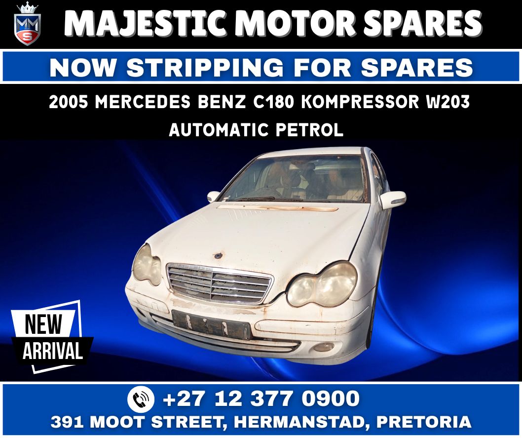 2005 Mercedes Benz C180 Kompressor W203 Automatic Petrol – Stripping for Spares - Private Seller 2005 Mercedes Benz C180 Kompressor W203 Automatic Petrol – Stripping for Spares - Private Seller