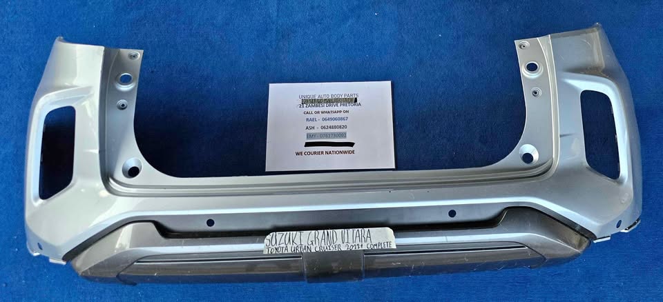 Urban Cruiser & Grand Vitara Complete Rear Bumper - Private Seller Urban Cruiser & Grand Vitara Complete Rear Bumper - Private Seller