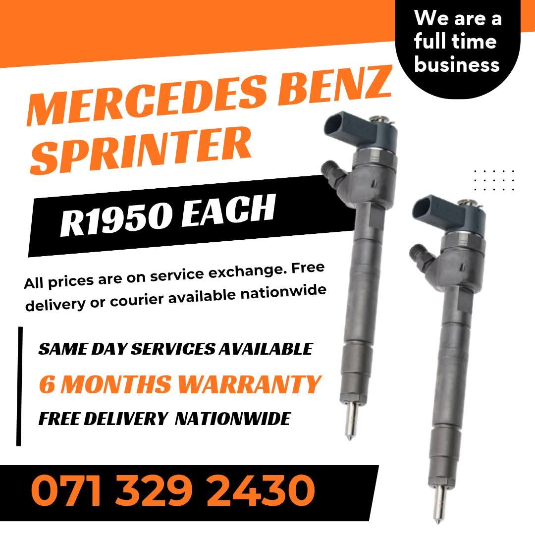 MERCEDES BENZ SPRINTER INJECTORS FOR SALE WITH WARRANTY INCLUDED - Private Seller MERCEDES BENZ SPRINTER INJECTORS FOR SALE WITH WARRANTY INCLUDED - Private Seller