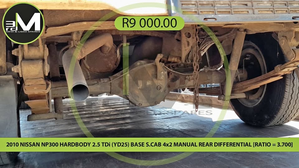 2010 NISSAN NP300 HARDBODY REAR DIFFERENTIAL