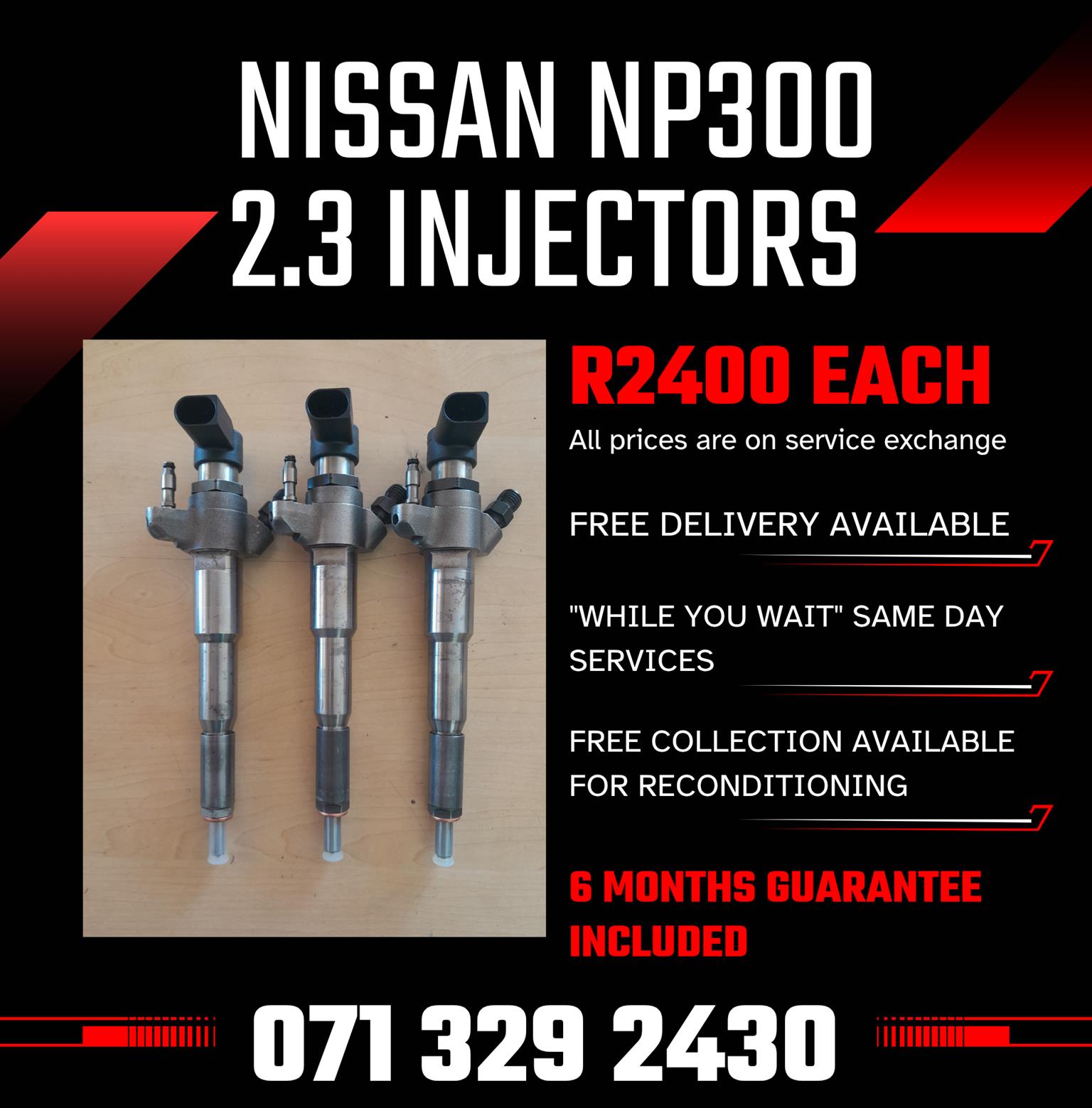 NISSAN NP300 YD23 INJECTORS FOR SALE WITH WARRANTY - Private Seller NISSAN NP300 YD23 INJECTORS FOR SALE WITH WARRANTY - Private Seller