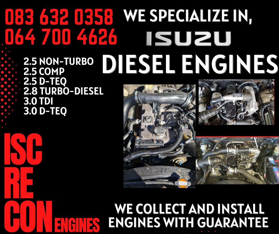ISUZU DIESEL ENGINE - Private Seller ISUZU DIESEL ENGINE - Private Seller