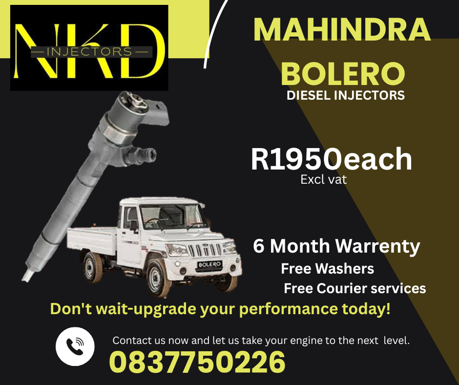 MAHINDRA BOLERO DIESEL INJECTORS FOR SALE - Private Seller MAHINDRA BOLERO DIESEL INJECTORS FOR SALE - Private Seller