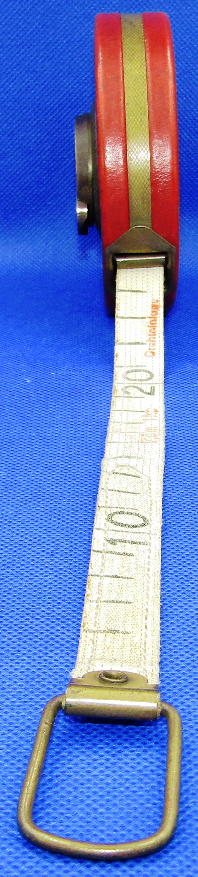 Vintage MASSI Surveyors Measuring Tape Reel