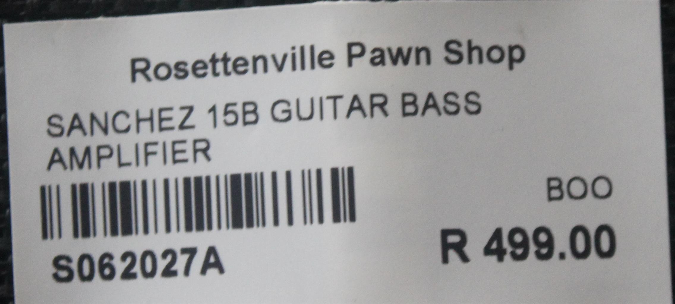 SANCHEZ 15B GUITAR BASS AMPLIFIER S062027A