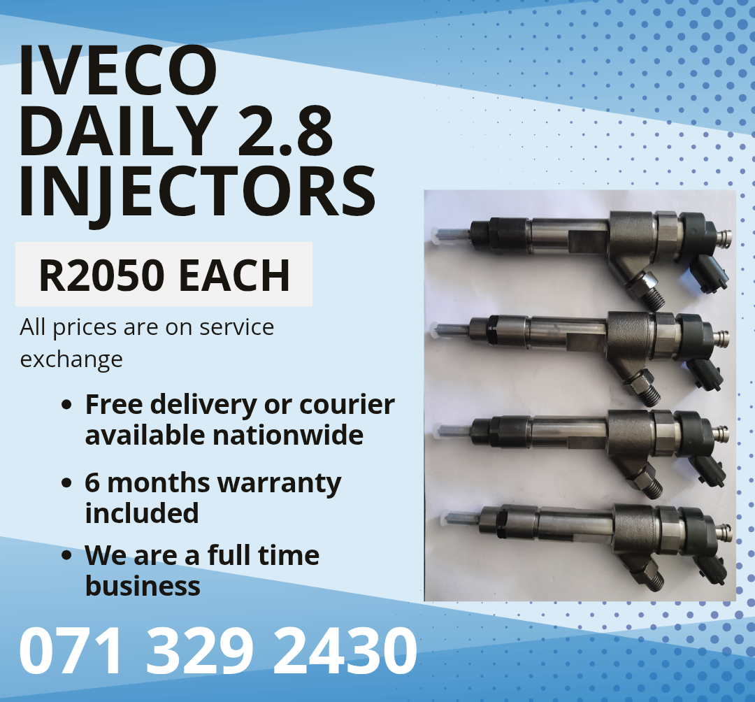 IVECO DAILY 2.8 INJECTORS FOR SALE WITH WARRANTY - Private Seller IVECO DAILY 2.8 INJECTORS FOR SALE WITH WARRANTY - Private Seller