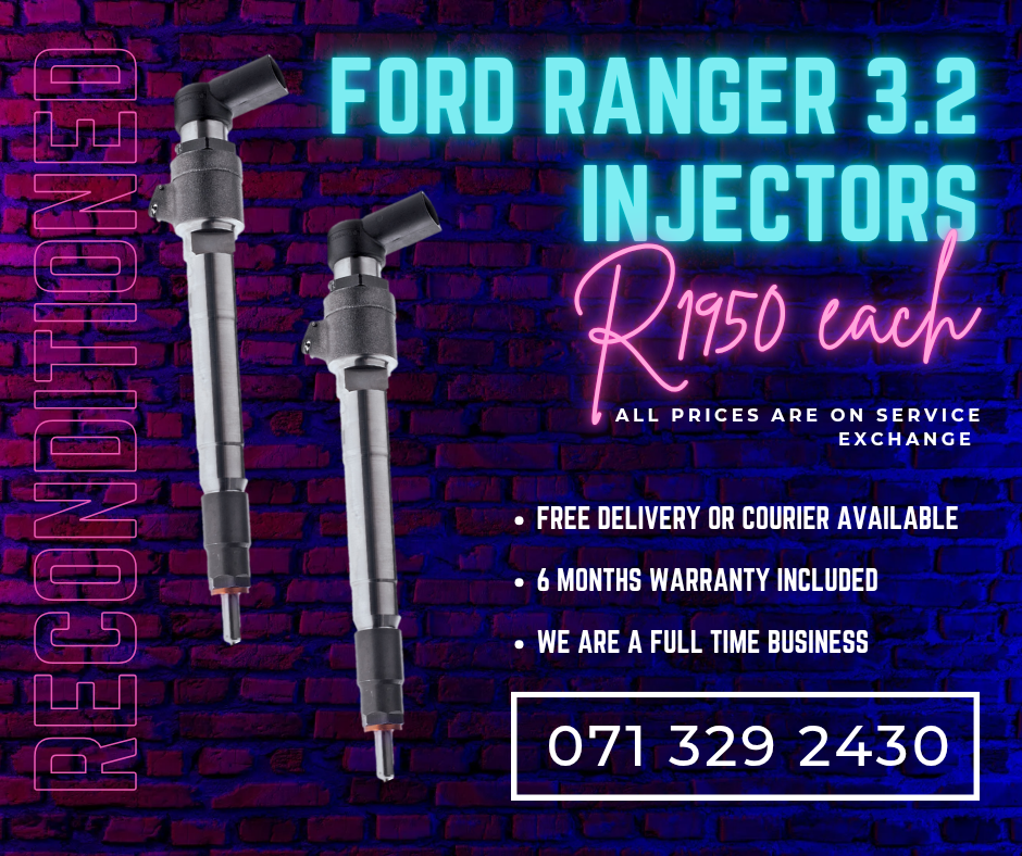 FORD RANGER 3.2 INJECTORS FOR SALE WITH WARRANTY - Private Seller FORD RANGER 3.2 INJECTORS FOR SALE WITH WARRANTY - Private Seller