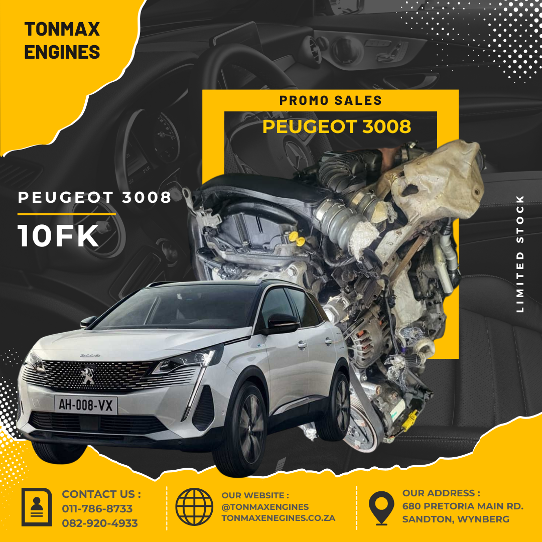 Peugeot 3008 10FK Engines for Sale - Private Seller Peugeot 3008 10FK Engines for Sale - Private Seller