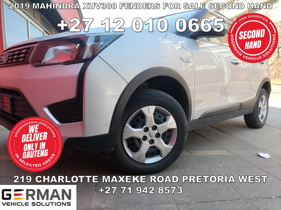 2019 Mahindra XUV300 Fenders for Sale – OEM Second-Hand - Private Seller 2019 Mahindra XUV300 Fenders for Sale – OEM Second-Hand - Private Seller