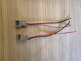 DELPHI diesel injector connector plugs (2pin).