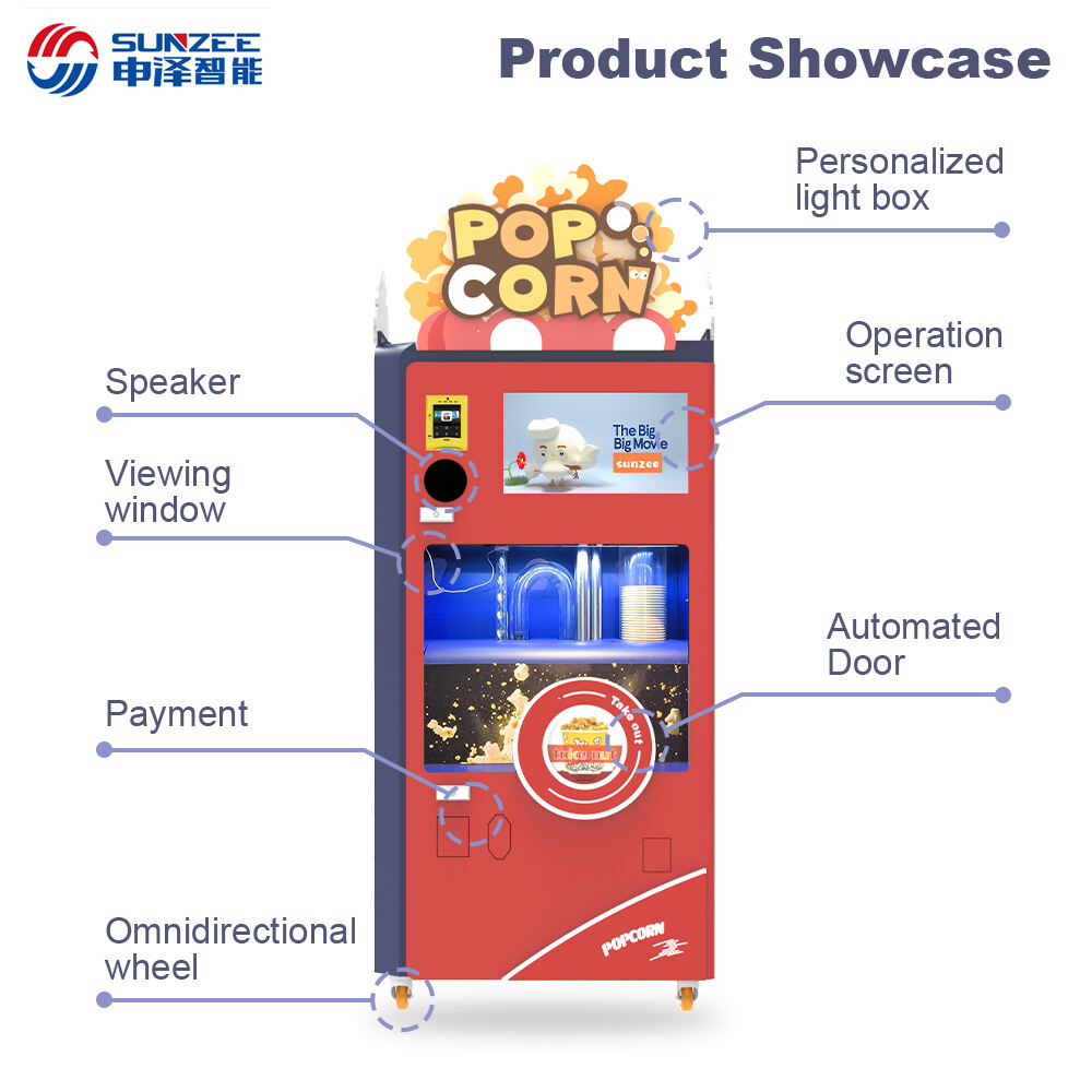 Flavored Popcorn Vending Machine