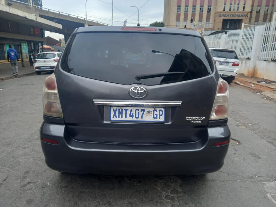 2007 TOYOTA VERSO 1.6 PETROL, MANUAL TRANSMISSION, GREY COLOUR, MILEAGE 115000KM