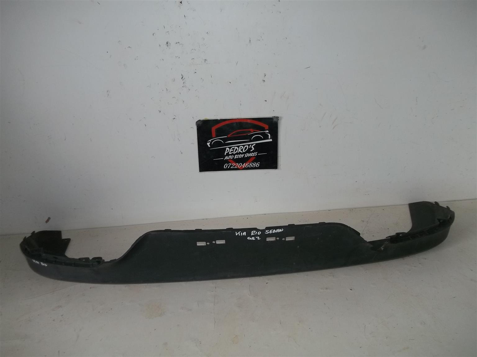 Kia Rio Sedan rear bumper lower valance - Private Seller Kia Rio Sedan rear bumper lower valance - Private Seller