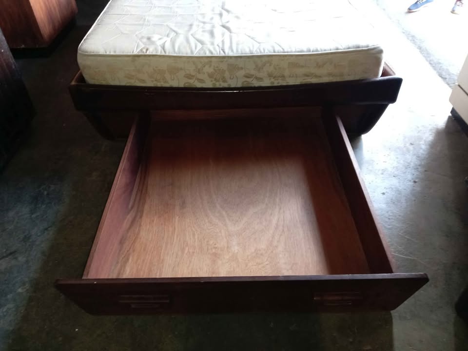 Vintage Double Bed with huge drawer