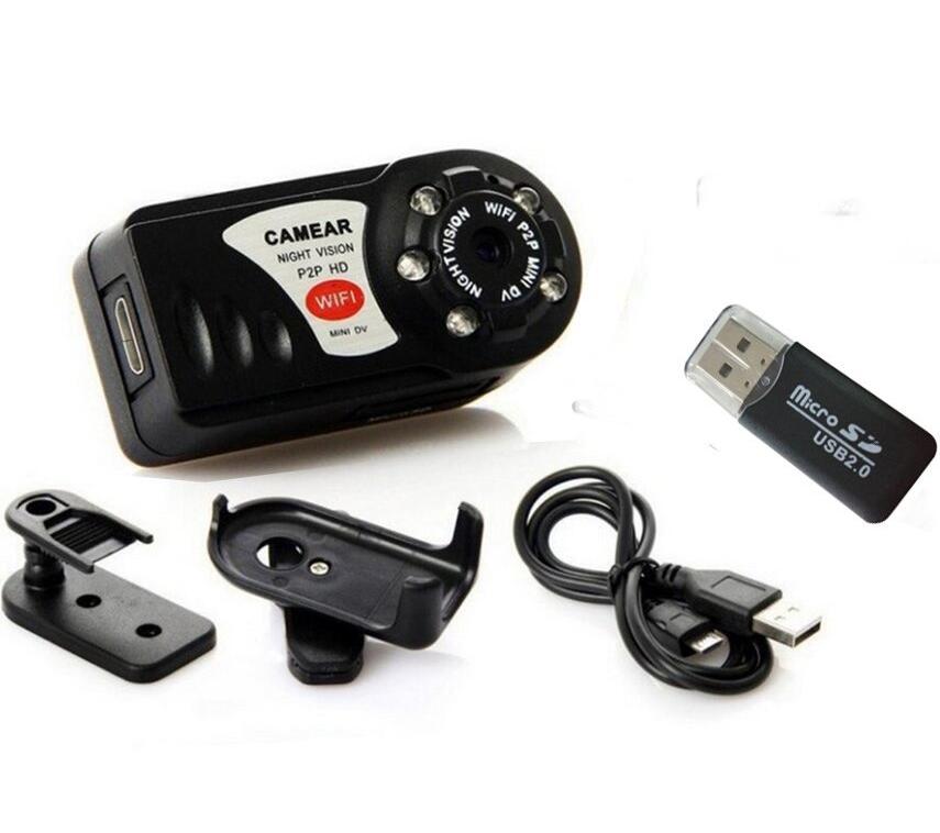 WiFi Mini Hidden Spy Camera, Portable NVR WiFi Q7 P2P Miniature Spy DVR Camera.