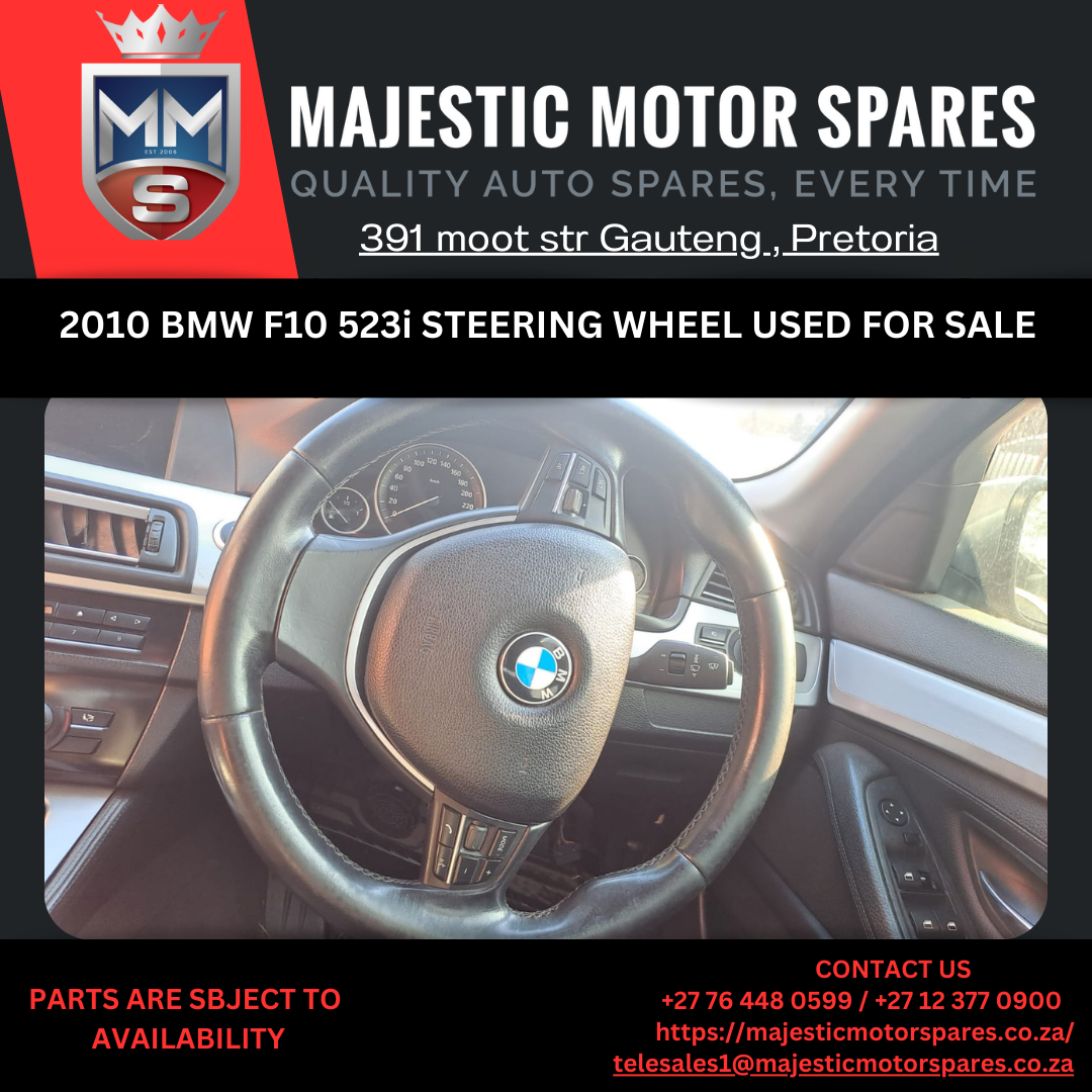 2010 Bmw F10 523i Steering wheel used for sale - Private Seller 2010 Bmw F10 523i Steering wheel used for sale - Private Seller
