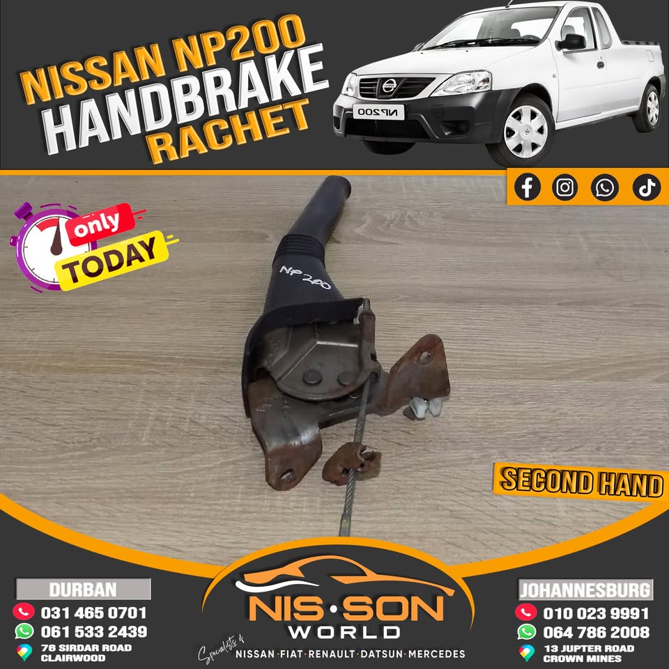 NISSAN NP200 HANDBRAKE RACHET - Private Seller NISSAN NP200 HANDBRAKE RACHET - Private Seller