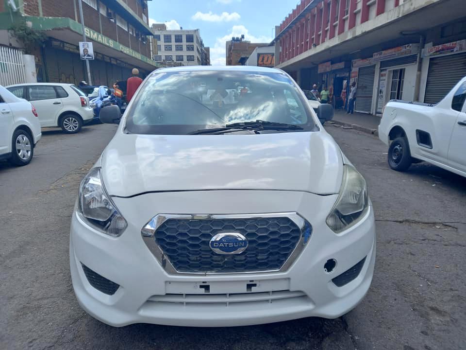 2018 DATSUN GO 1.2 PETROL, MANUAL TRANSMISSION, WHITE COLOUR, MILEAGE 75000KM