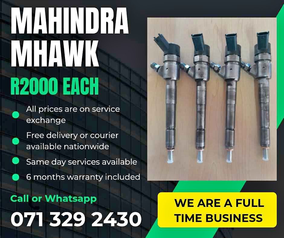 MAHINDRA MHAWK 2.2 INJECTORS FOR SALE WITH WARRANTY