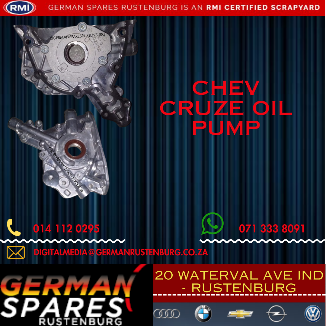 Chevrolet Cruze oil Pump For Sale. - Private Seller Chevrolet Cruze oil Pump For Sale. - Private Seller