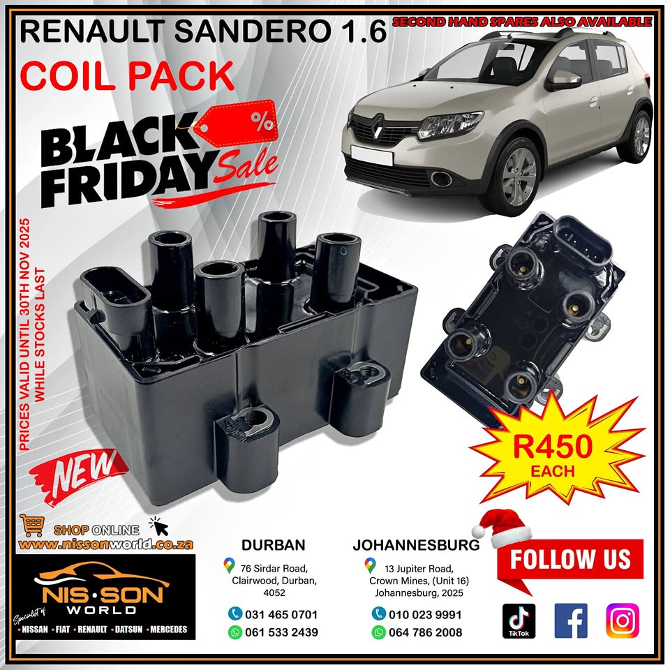 RENAULT SANDERO 1.6 COIL PACK - Private Seller RENAULT SANDERO 1.6 COIL PACK - Private Seller