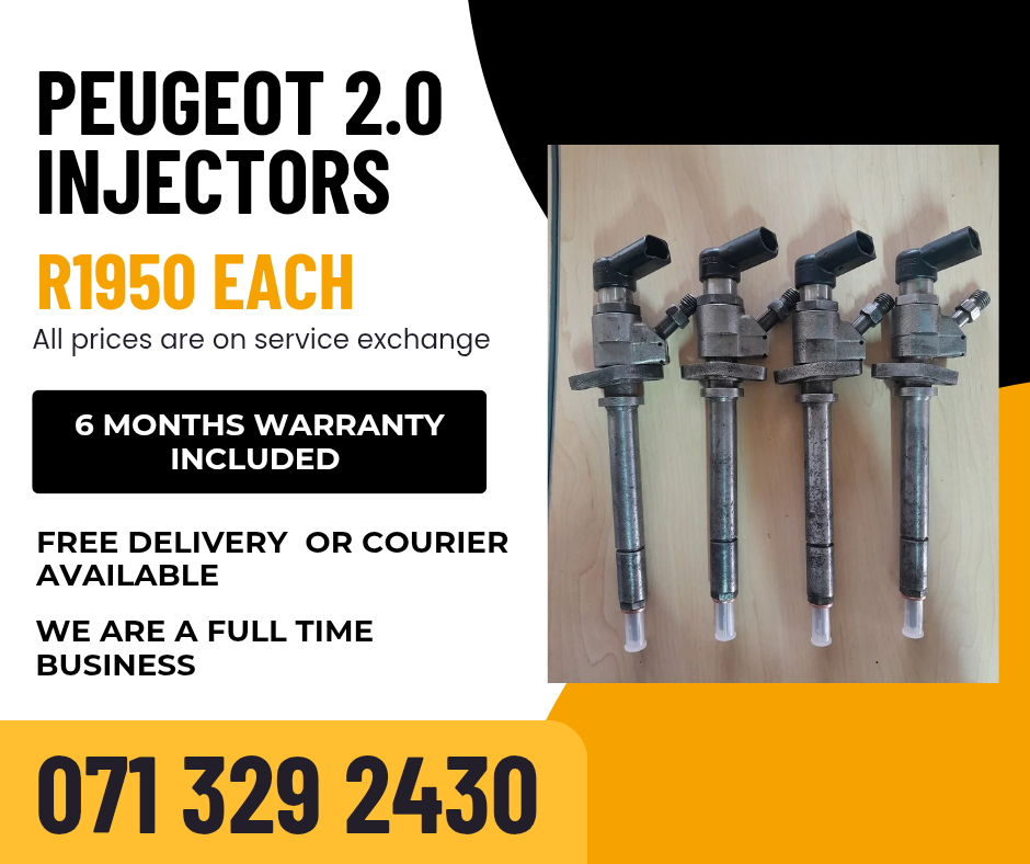 PEUGEOT 2.0 INJECTORS FOR SALE WITH WARRANTY - Private Seller PEUGEOT 2.0 INJECTORS FOR SALE WITH WARRANTY - Private Seller