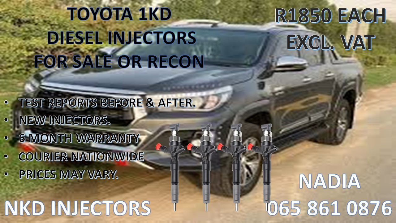DIESEL INJECTORS FOR TOYOTA 1KD - NEW - Private Seller DIESEL INJECTORS FOR TOYOTA 1KD - NEW - Private Seller