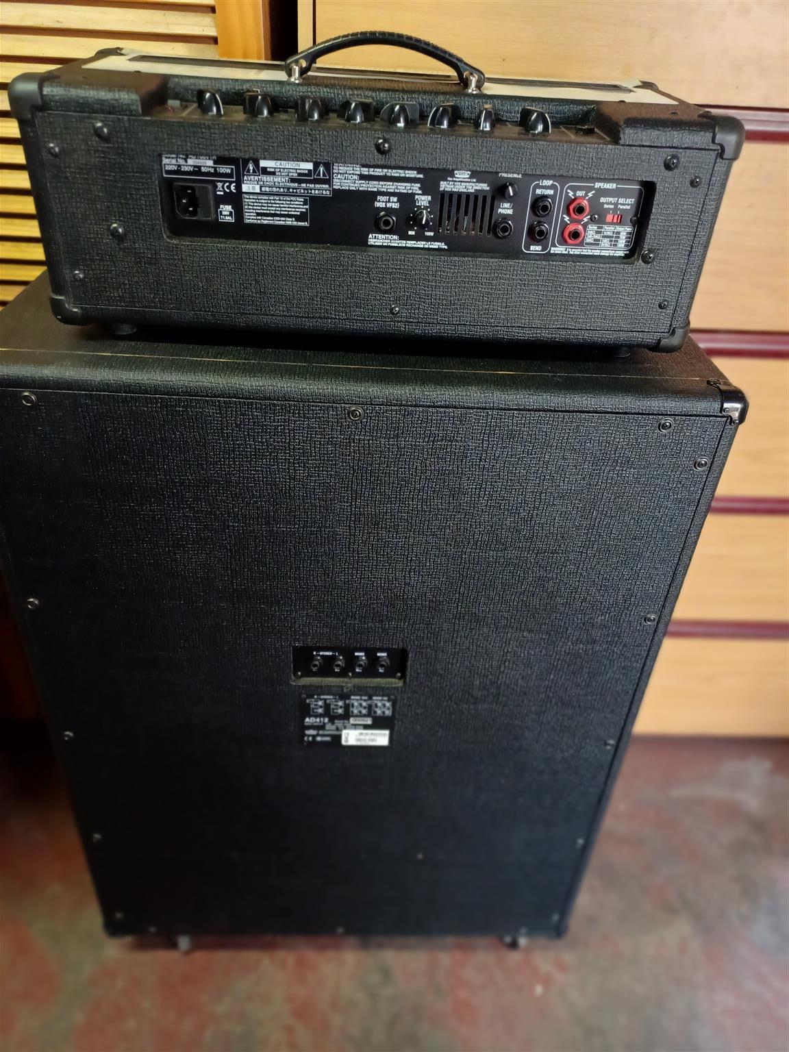 VOX HEAD AND CAB AMP.AD100VTH